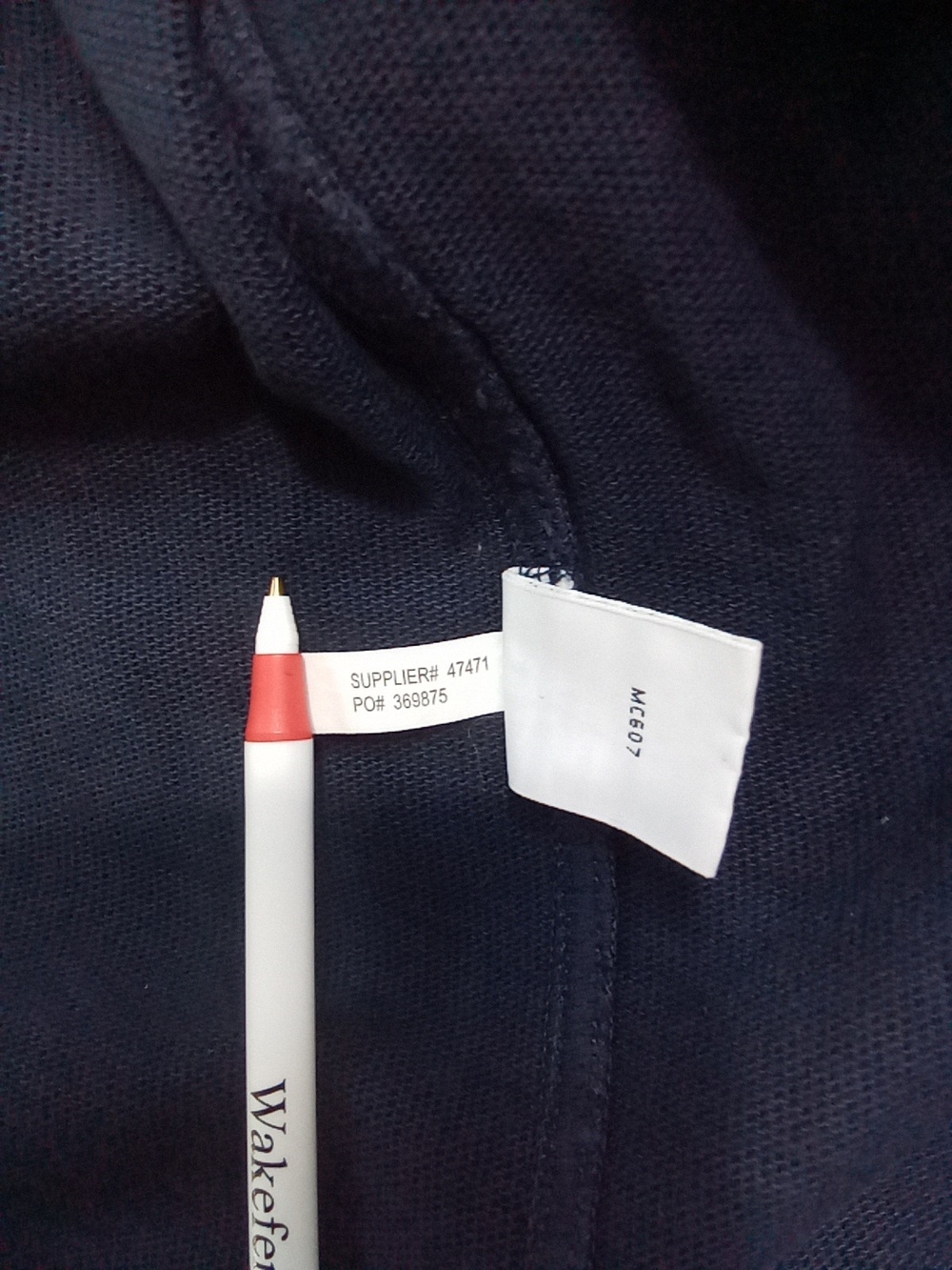 Ralph Lauren Navy Shirt Jacket with Red & Light Blue Flag Patch - Picture 8 of 14